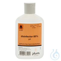 Plum Disinfector 85% 3756 - 120 ml Flasche Desinfektionsgel 85% für die...