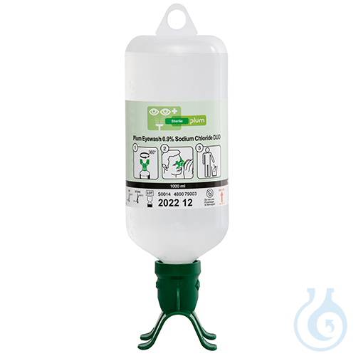 Plum Eye Wash Bottle DUO 4800 with 1000 ml Eye ...