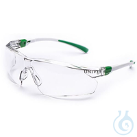 UNIVET Schutzbrille 506U-03-00 weiß/grün