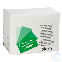 QuickClean 5151 Wundreinigungstücher Nachfüllpack für QuickSafe Erste-Hilfe-Stationen. 20...