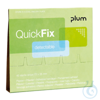 QuickFix Refill 5513 Detectable QuickFix refill pack 5513 with 45 detectable plaster strips. 
-...