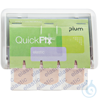 QuickFix plaster dispenser UNO 5531 transparent This small plaster dispenser...