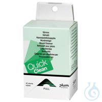 Plum QuickClean 5551 Wound Cleaning Wipes Refill Pack To avoid infections and...