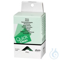 Nachfüllpack QuickClean mit 40 Wundreinungstüchern 120 x 80 mm...