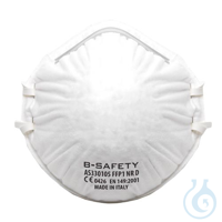 B-SAFETY pure breath respirator FFP1 (10 pieces) Our preformed respirators are completely free of...