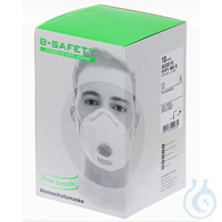 B-SAFETY pure breath Atemschutzmaske mit Ausatemventil FFP1 (10 Stück) Sehr...