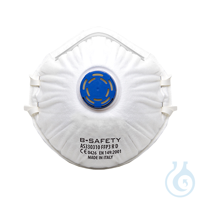 B-SAFETY pure breath respirator with exhalation valve FFP3 (10 pieces) Very...
