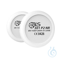 BLS Partikelvorfilter 301, Schutzstufe P2 NR (1 Paar = 2 Stück) Aufgrund des...