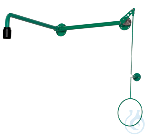 Body safety shower for surface-mounted over-doo...