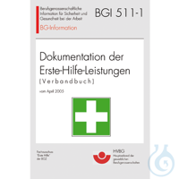 B-SAFETY dressing book DIN A5 First-aid book DIN A5 with pre-printed columns,...