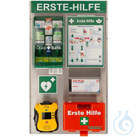 B-SAFETY First Aid Station PREMIUM PLUS - incl. defibrillator B-SAFETY first...