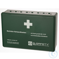 B-SAFETY STANDARD first-aid kit - contents according to DIN 13157 STANDARD...
