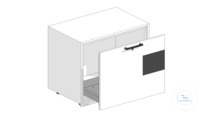 Safety cabinet, 90min, w890, h720, d570, 1 drawer