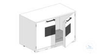 Safety cabinet, 90min, w1100, h720, d570, 2 doors, drip tray