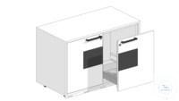 Safety cabinet, 90min, w1100, h720, d570, 2 drawers Safety cabinet, 90min,...