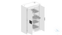 Sicherheits-Hochschrank Typ 90 autom. Türschl. 2 Flügeltüren, 4 Auszüge...