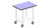 Schwerlasttisch mit Rollen 1800x750, Steharbeitshöhe, Tischhöhe: 870+30...