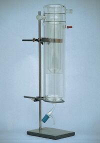 Koudeval/DURAN 1000 ml, flens DN 15 met vacuümmantel+condesaataftap