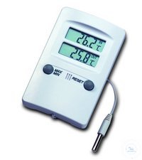 Maxima-Minima thermometer met alarm, elektronisch Elektronische Maxima-Minima-Thermometer met...