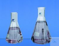 Erlenmeyer met terugloopblokkering 1000 ml Erlenmeyer met tweeschot 1000 ml    Voor sterke...