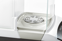 Weighing pan with slits 5 digit SQP Slotted High-performance weighing pan, 80...