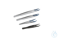 Forceps with carbon tips, size extra lar