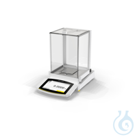 Cubis II Advanced Analytical Balance with 0.1 mg readability, Manual Glass Draft Top Features of...