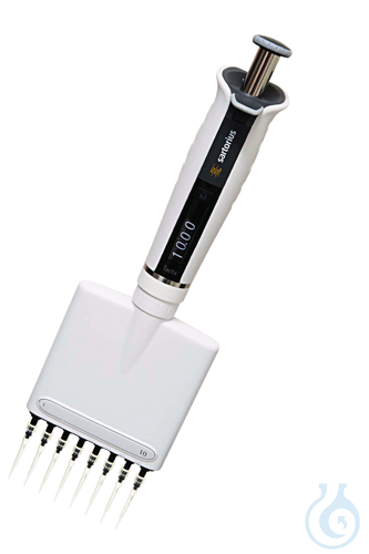 Tacta Mech. Pipette, 8-ch, 0.5-10 &micro;l, Die...