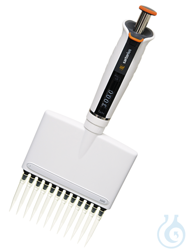 Tacta Mech. Pipette, 12-ch, 30-300 &micro;l, Di...
