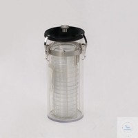 Anaerobic jar "crystal eco", with ventilation screw, 3 liters Anaerobic jar...