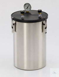 Anaerobic jar "large", with manometer/valves, 6 liters Anaerobic jar "large",...