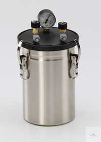 Anaerobic jar "small", manometer/valves,  2 liters Anaerobic jar "small",...