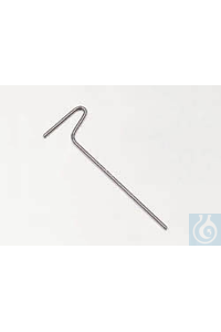 Inoculating hook, made of stainless steel (Drigalski-hook) Inoculating hook,...