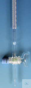 Burette/Schellbach 100 ml:1/5 with straight stopcock, cl. AS...
