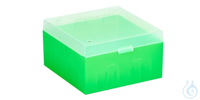 ratiolab® Cryo Boxes, PP, without grid, green, 133 x 133 x 52 mm ratiolab®...