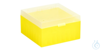 ratiolab® Cryo Boxes, PP, without grid, yellow, 133 x 133 x 75 mm ratiolab®...