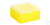 ratiolab® Kryo-Boxen, PP, ohne Raster, gelb, 133 x 133 x 75 mm