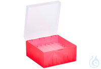 ratiolab® Kryo-Boxen, PP, ohne Raster, rot, 133 x 133 x 75 mm ratiolab®...