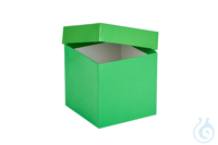 ratiolab® Cryo Boxes, cardboard, standard, green, 133 x 133 x 130 mm...