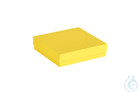 ratiolab® Cryo Boxes, cardboard, standard, yellow, 133 x 133 x 32 mm...