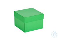 ratiolab® Cryo Boxes, cardboard, standard, green, 133 x 133 x 100 mm...