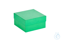 ratiolab® Cryo Boxes, cardboard, standard, green, 133 x 133 x 32 mm ratiolab®...