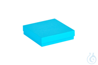 ratiolab® Cryo Boxes, cardboard, plastic coated, blue, 133 x 133 x 32 mm...