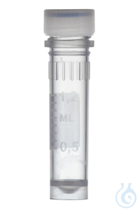 Reaktionsgefäße, PP, 2,0 ml, Stehrand, Schraubverschluss, O-Ring, sterilisiert