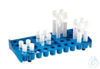 Work Stations for 40 Cryo Tubes, PP, blue Work Stations for 40 Cryo Tubes,...