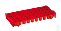 Work Stations for 40 Cryo Tubes, PP, red Work Stations for 40 Cryo Tubes, PP,...
