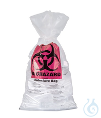 ratiolab®Disposal Bags, autoclavable, PP, BIOHAZARD, indicator patch,...
