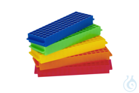 Aufbewahrungsgestell für RG 1,5-2 ml, PP , 5x16 Stellplätze, Mix-Pack aus 5...