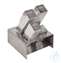 Pipetten-Container, quadratisch, Aluminium, Länge 235 - 305 mm