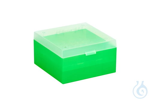 ratiolab&reg; Kryo-Boxen, PP, gruen, Raster 9 x...